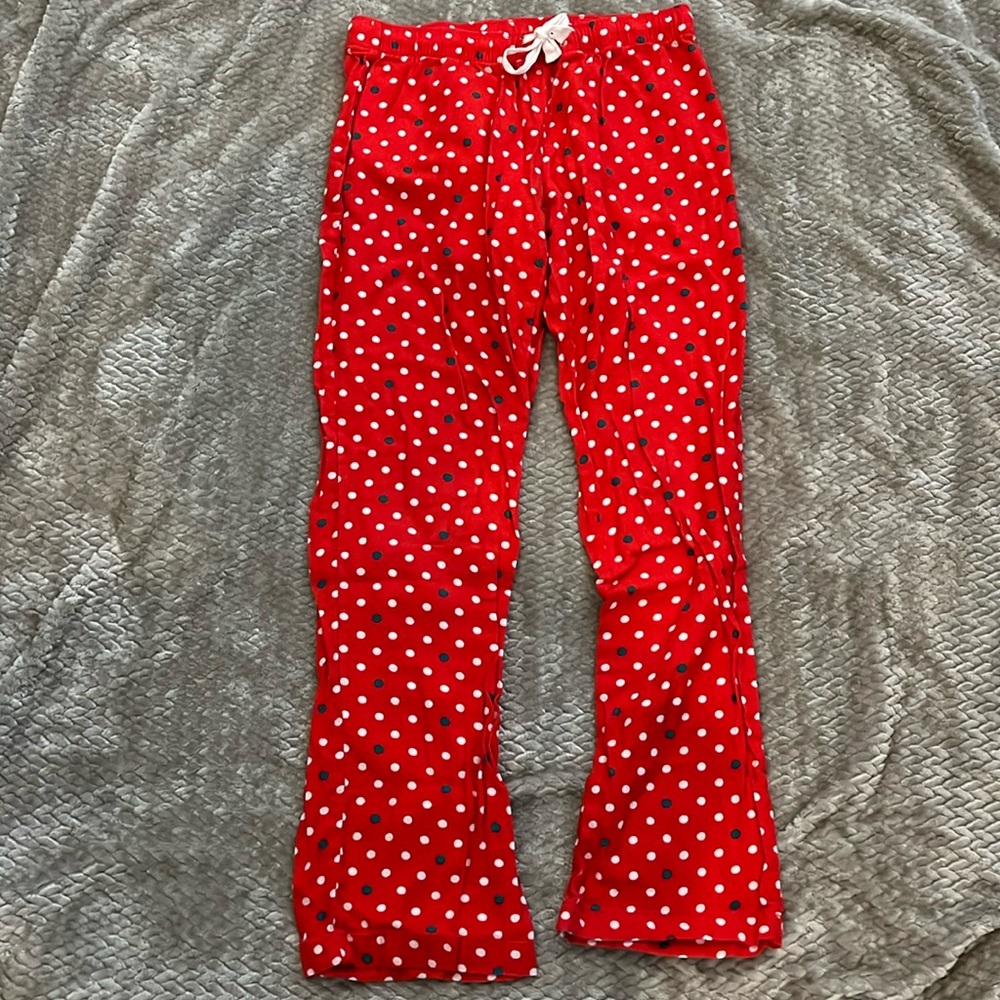 Red pj bottoms